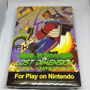 Jim Power - homebrew.  Complete with box and instructions NES